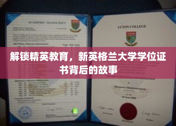揭秘精英教育，探寻新英格兰大学学位证书背后的故事